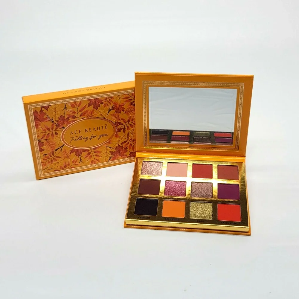 Ace Beaute Falling for You Eyeshadow Palette Autumn Colors Matte & Metallic NIB
